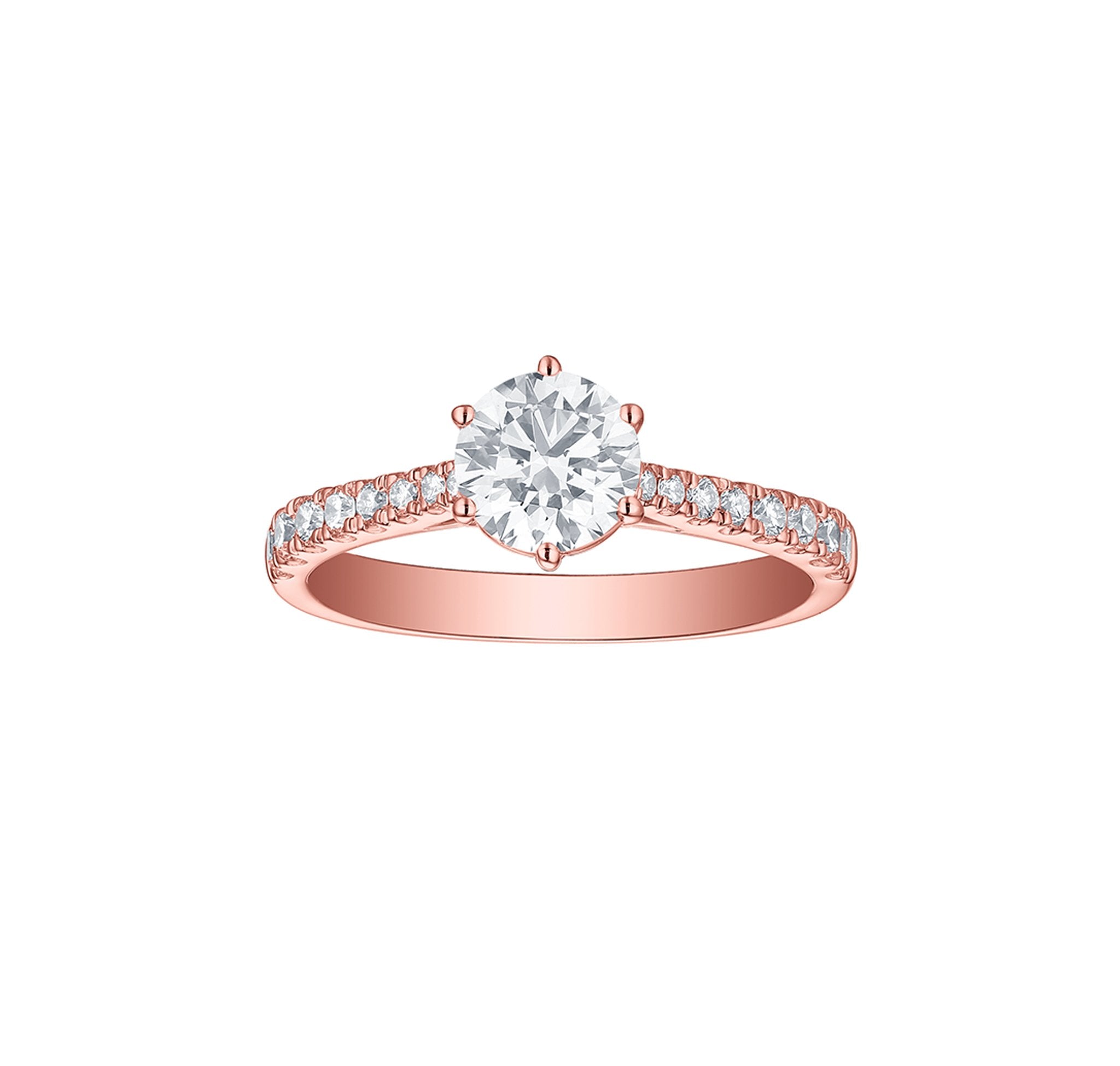 Engagement 1.25ct Solitaire Ring <br> R-00052WHT