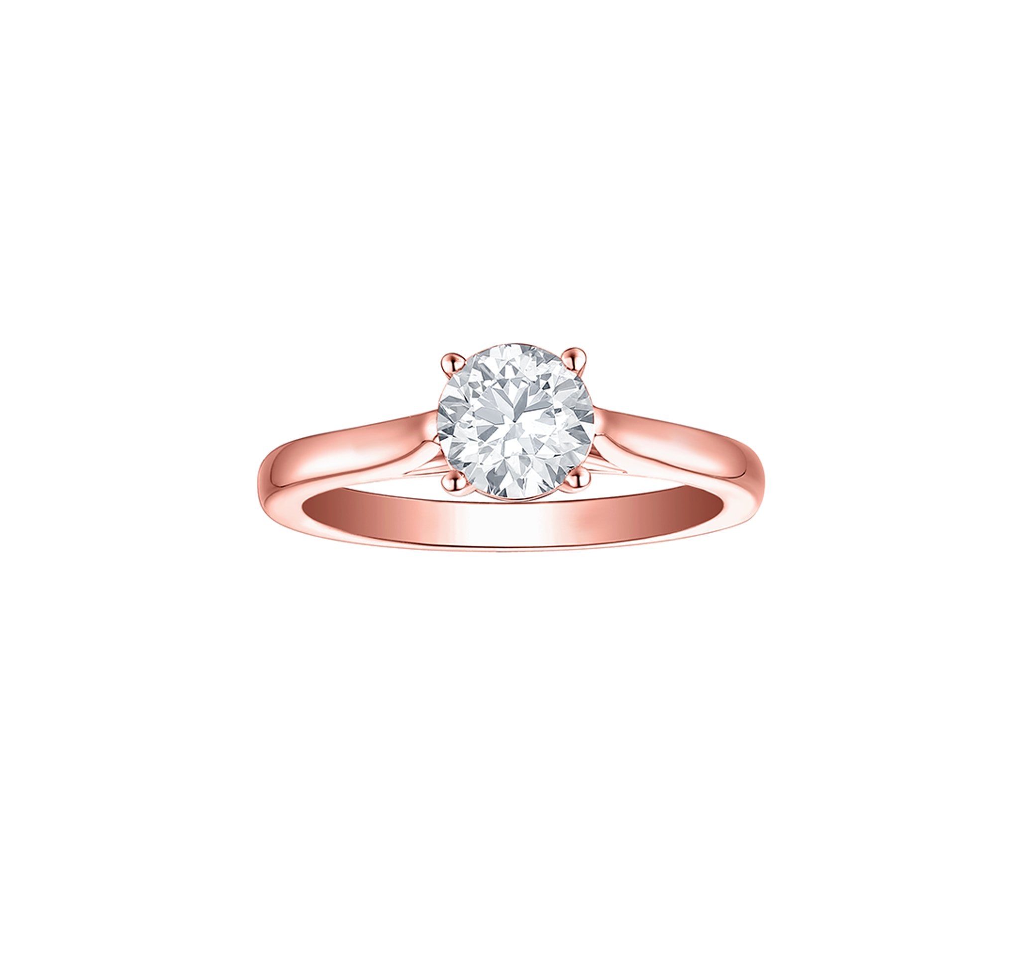 Engagement 1.00ctw Solitaire Ring <br> R-00622WHT