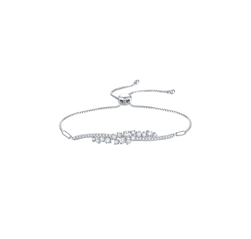 ダイヤモンドブレスレット 5.30ct K18ホワイトゴールドダイヤモンドブレスレット(RBL452)|TSUTSUMI