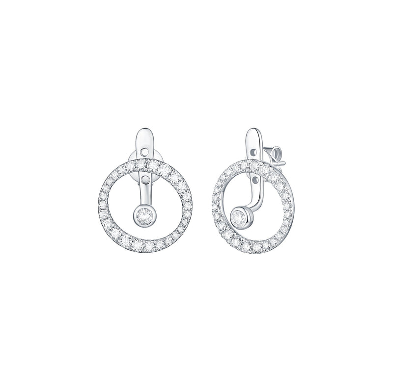 HALEINE ♥ CIRCLE TEXTURE RING WHITE SILVER /追跡付 602169-01.jpg
