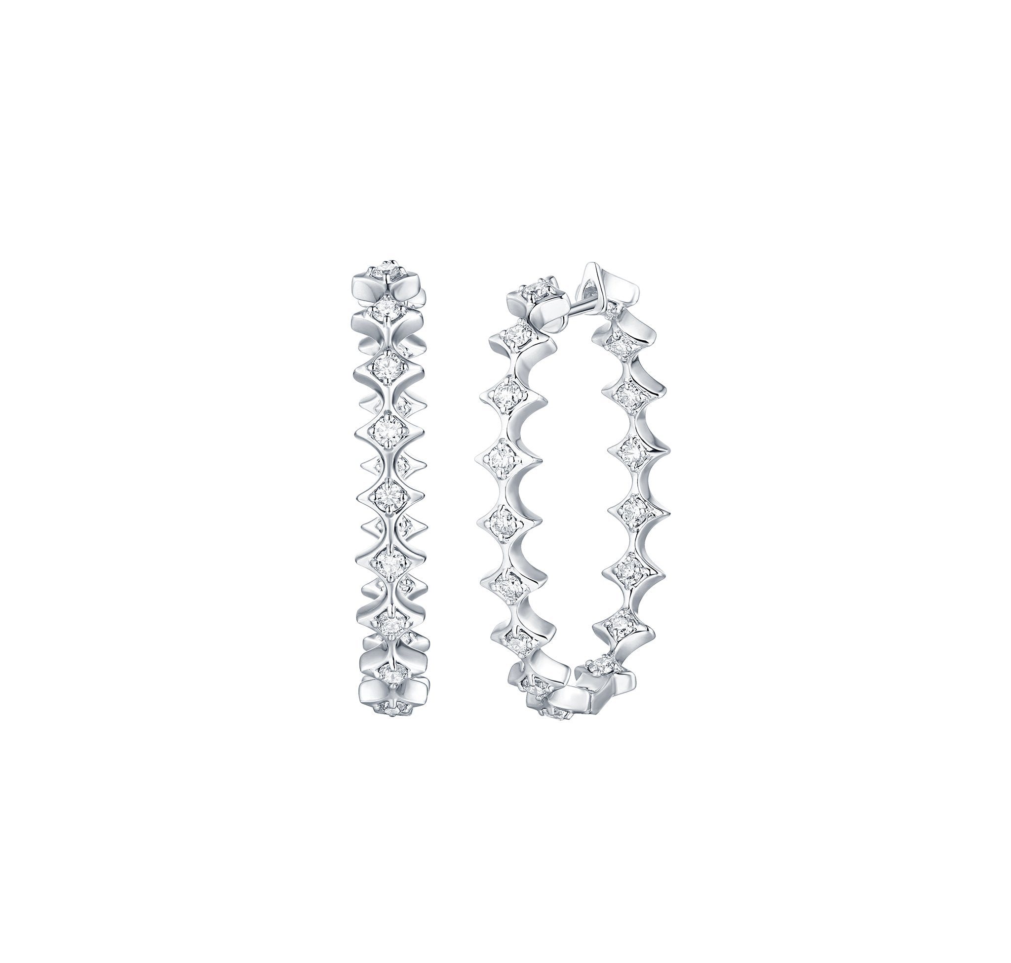 Sparkle 1.02ctw Lab Grown Diamond Earrings <br> E-00611WHT