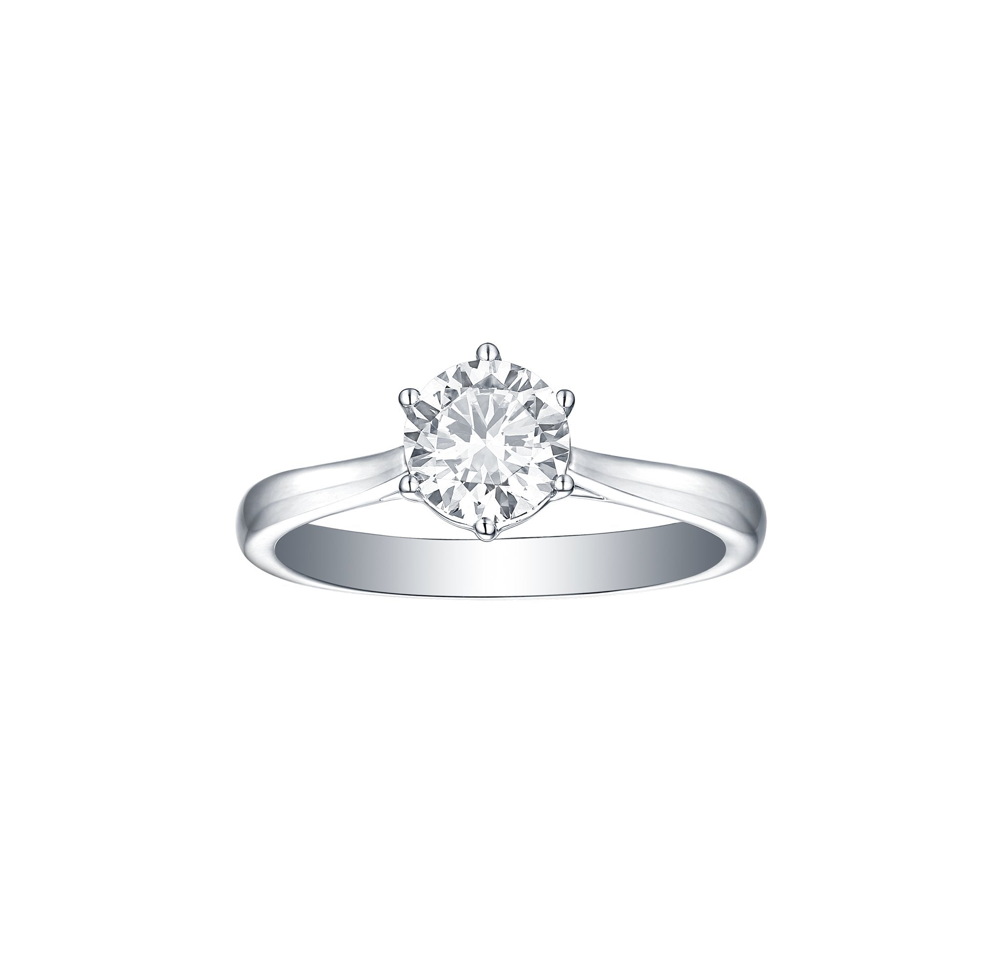 Engagement 1ct Solitaire Ring <br> R-00047WHT
