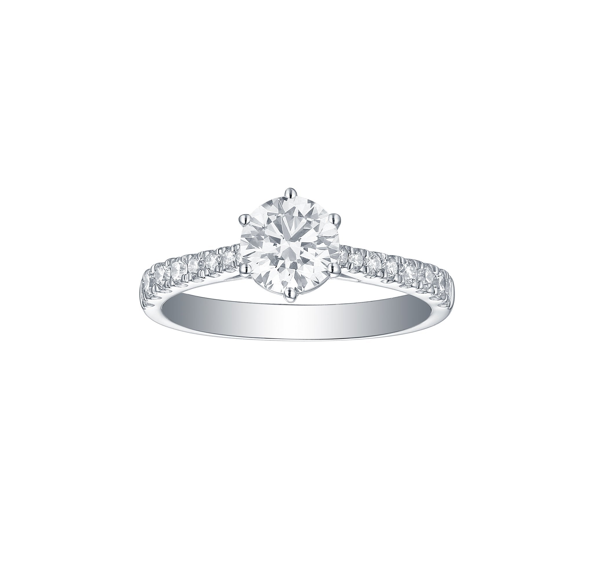 Engagement 1.25ct Solitaire Ring <br> R-00052WHT
