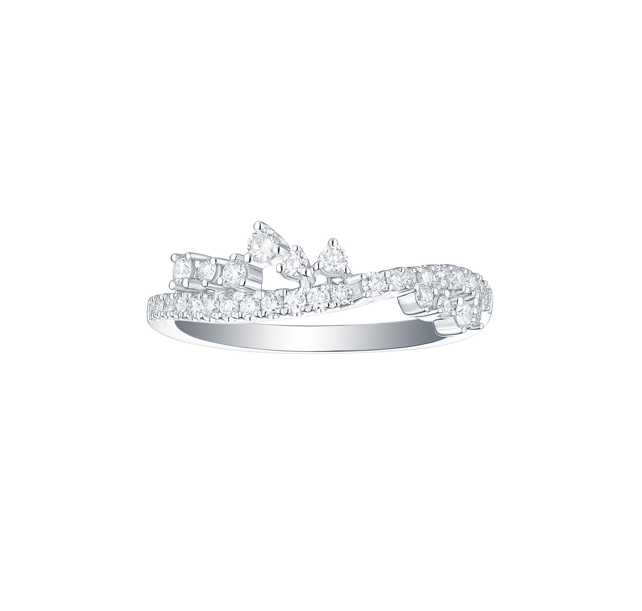 Drizzle 0.39ct Lab Grown Diamond Ring <br> R-00338WHT