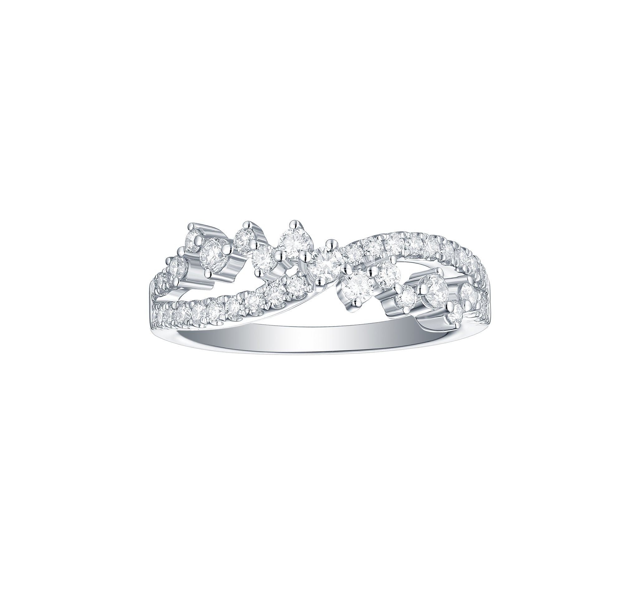 Drizzle 0.56ct Lab Grown Diamond Ring <br> R-00344WHT