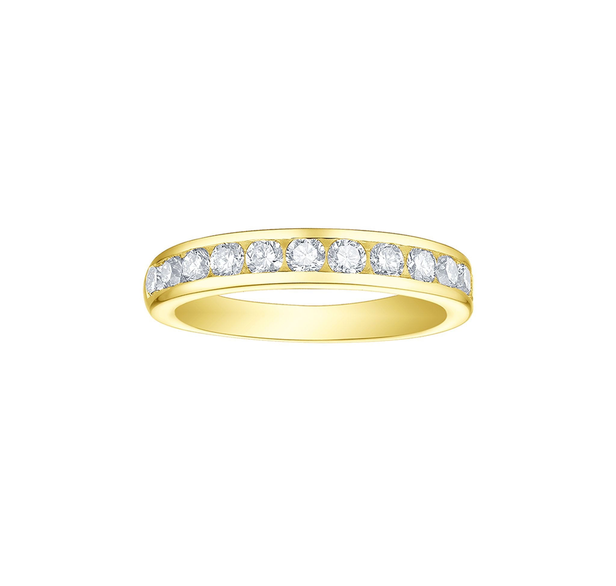 Essentials 1ct Half Eternity Channel Band <br> R-00026WHT