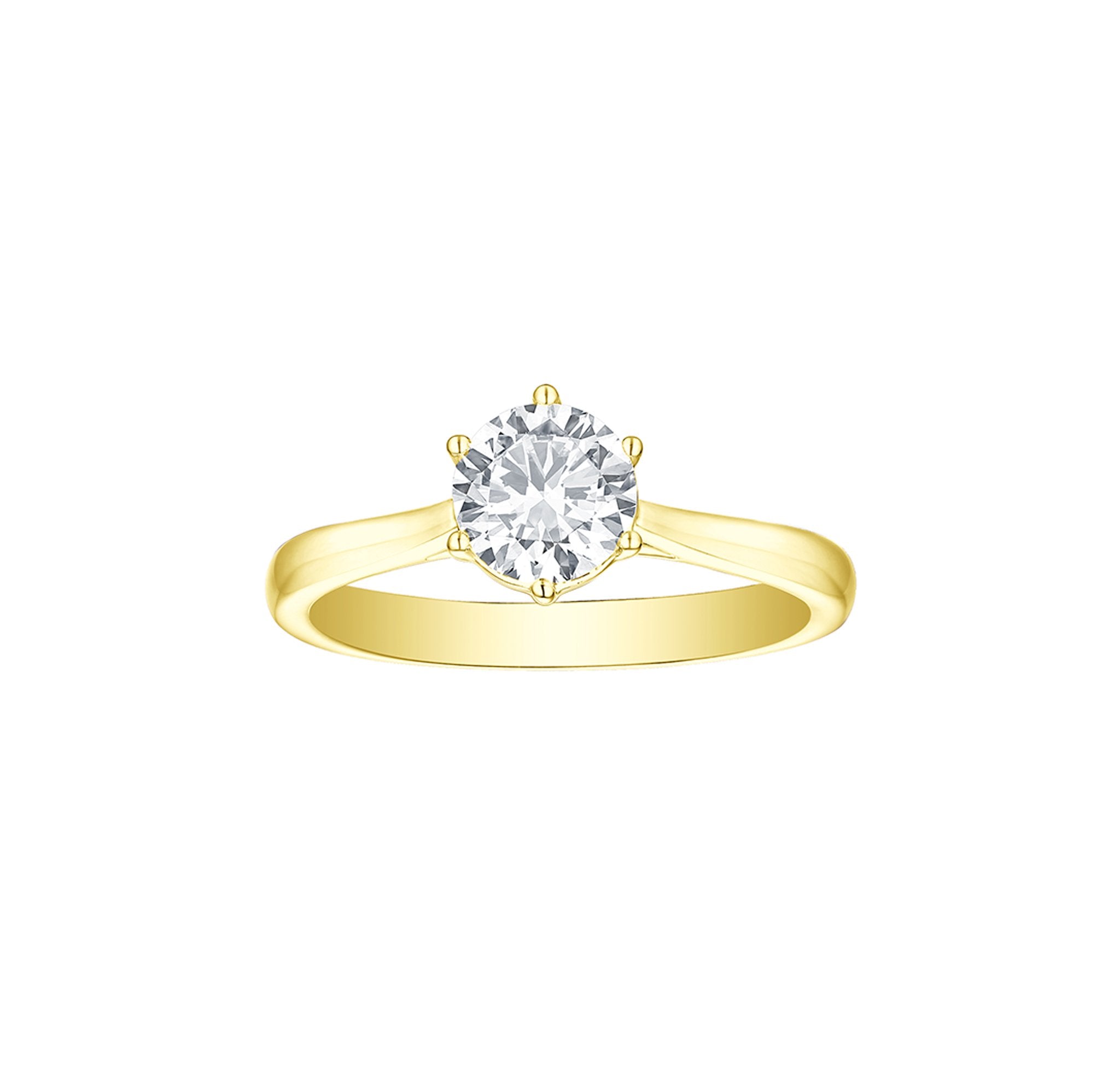 Engagement 1ct Solitaire Ring <br> R-00047WHT